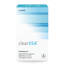 Clearlab Clear55A Μηνιαίοι Φακοί Επαφής (6τμχ)